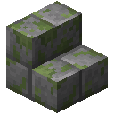 Mossy Stone Brick Stairs Mossy Stone Brick Stairs