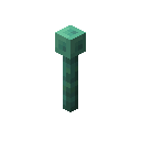 Waxed Oxidized Lightning Rod